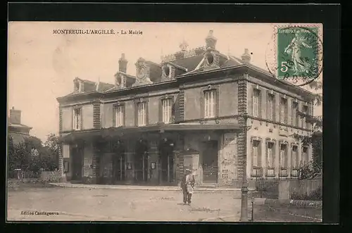 AK Montreuil-l`Argillé, La Mairie