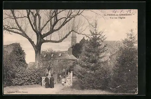 AK St-Pierre-de-Cernières, Vue sur l`Eglise