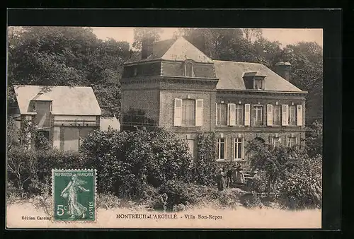 AK Montreuil-l`Argillé, Villa Bon-Repos