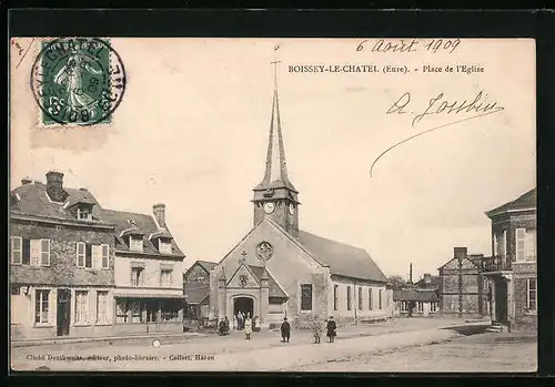 AK Boissey-le-Chatel, Place de l`Eglise