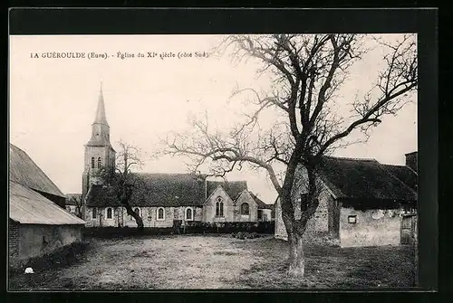 AK La Guéroulde, Eglise du XIe siecle (cote Sud)