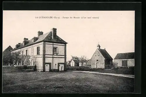 AK La Guéroulde, Ferme du Manoir (d`un seul tenant)