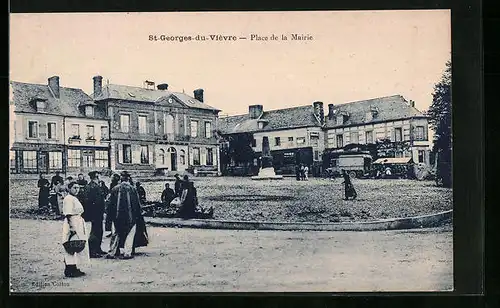 AK St-Geogres-du-Vièvre, Place de la Mairie