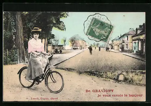 AK Gravigny, Je vous envoie le bonjour