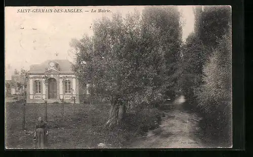 AK Saint-Germain-des-Angles, La Mairie