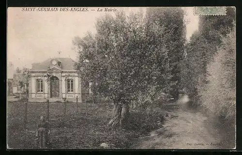 AK Saint-Germain-des-Angles, La Mairie