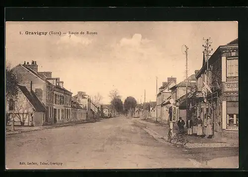 AK Gravigny, Route de Rouen