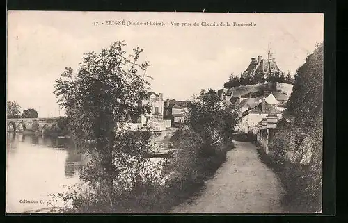 AK Érigné, Vue prise du Chemin de la Fontenelle