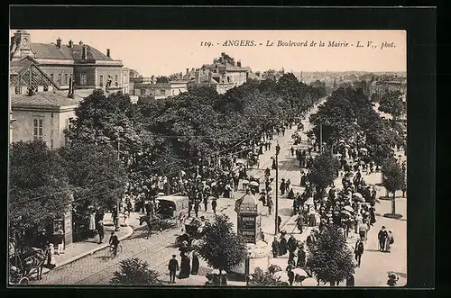 AK Angers, Le Boulevard de la Mairie