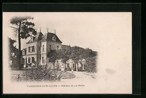 AK Varennes-sur-Loire, Chateau de La Motte