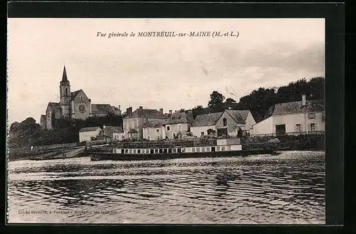 AK Montreuil-sur-Maine, Vue generale