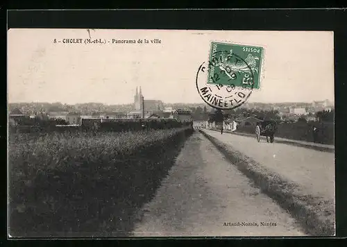 AK Cholet, Panorama de la ville