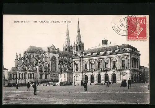 AK Cholet, L`Eglise, le Théâtre