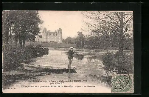 AK La Tremblaye, Etang et Chateau