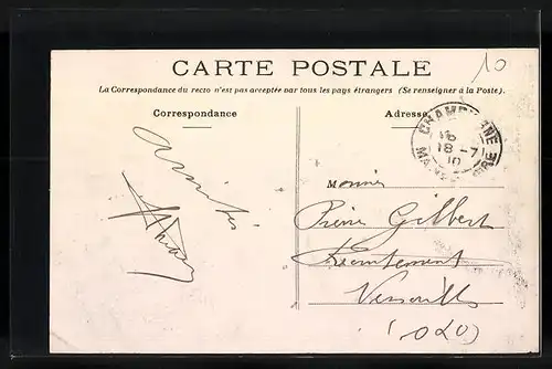 AK Champigné, Vue générale