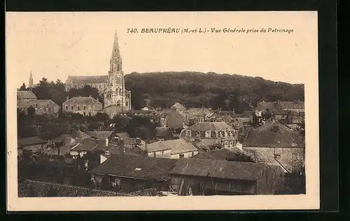 AK Beaupréau, Vue Générale prise du Patronage
