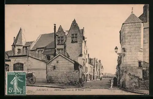 AK Saumur, Ancien Château de la Reine Cécile