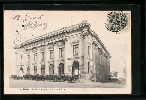 AK Saumur, Le Théâtre, facade principale