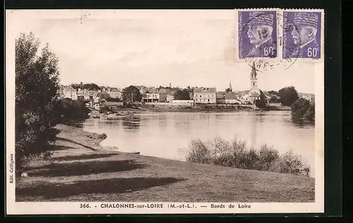 AK Chalonnes-sur-Loire, Bords de Loire