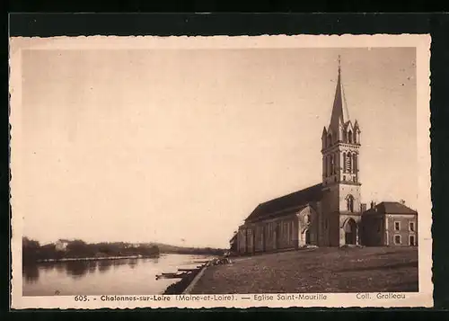 AK Chalonnes-sur-Loire, Eglise Saint-Maurille