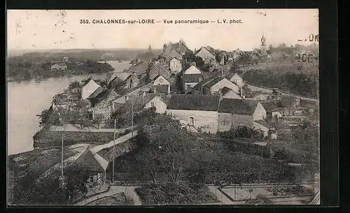 AK Chalonnes-sur-Loire, Vue panoramique