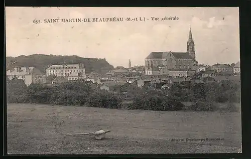 AK Saint-Martin-de-Beaupréau, Vue générale