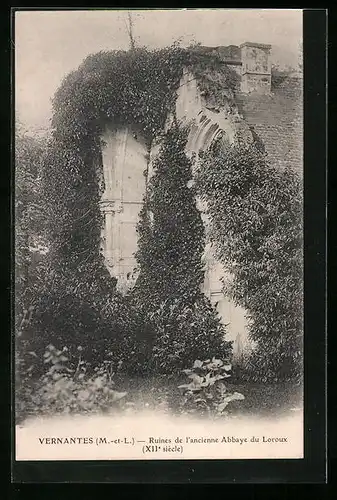 AK Vernantes, Ruines de l`ancienne Abbaye du Loroux