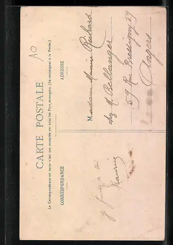 AK Le Puy-Notre-Dame, L`Eglise, la Facade