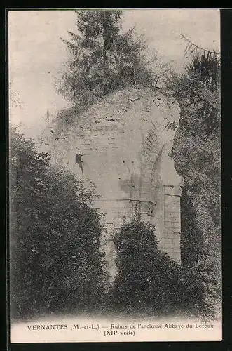 AK Vernantes, Ruines de l`ancienne Abbaye du Loroux