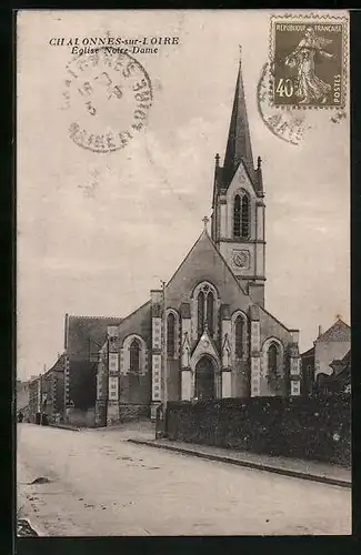 AK Chalonnes-sur-Loire, Eglise Notre-Dame