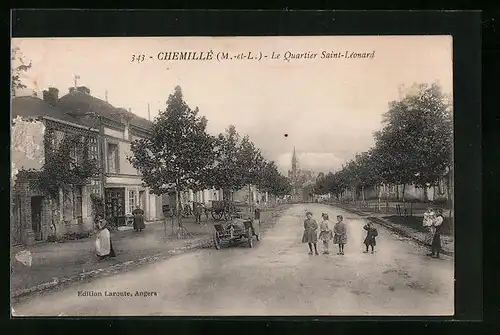 AK Chemillé, le Quartier Saint-Léonard