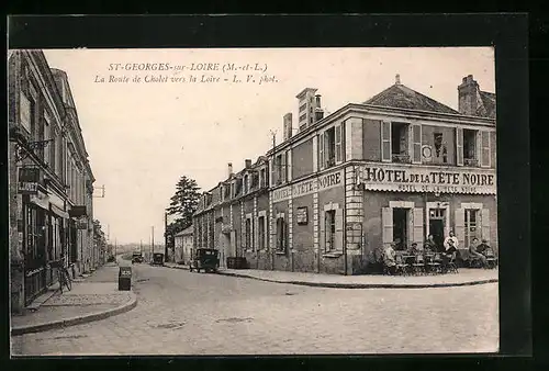 AK St-Georges-sur-Loire, La Route de Cholet vers la Loire