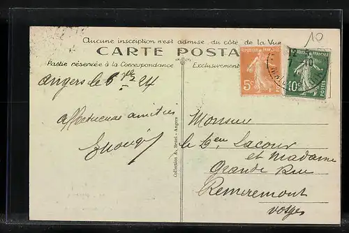 AK Angers, La Place de la République et les Halles