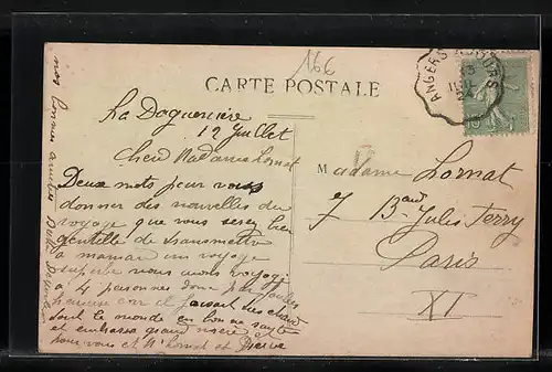 AK La Dagueniére, La Grande Rue