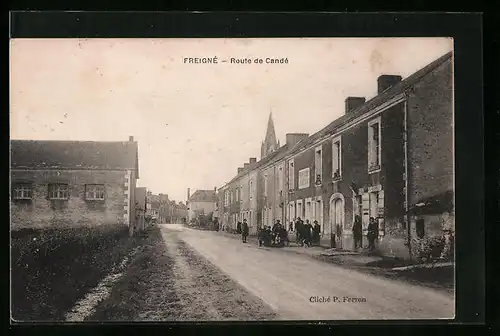 AK Freigné, Route de Candé