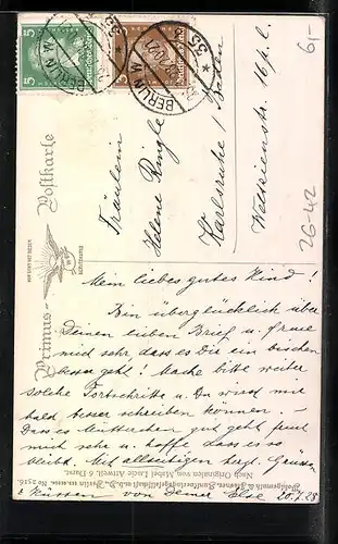 Künstler-AK Mabel Lucie Attwell: Mädchen mit Blumenorakel