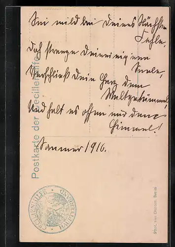 AK Kronprinzessin Cecilie mit Prinzessin Alexandrine