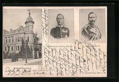 AK Kronprinz Wilhelm von Preussen, Kronprinzliches Palais