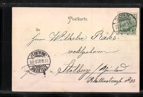 AK Kronprinz Wilhelm von Preussen, Kronprinzliches Palais