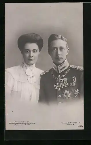 AK Das junge Kronprinzenpaar