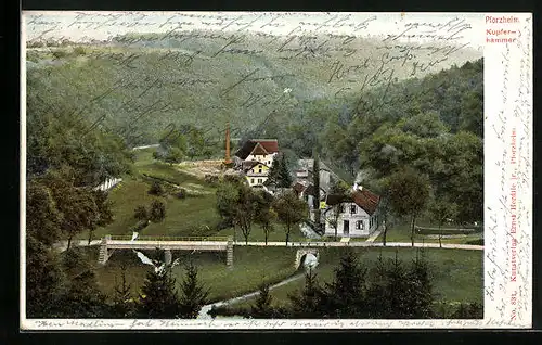 AK Pforzheim, Gasthaus Kupferhammer