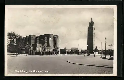 AK Magdeburg, Stadthalle und Turm