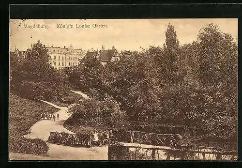 AK Magdeburg, Königin Louise Garten