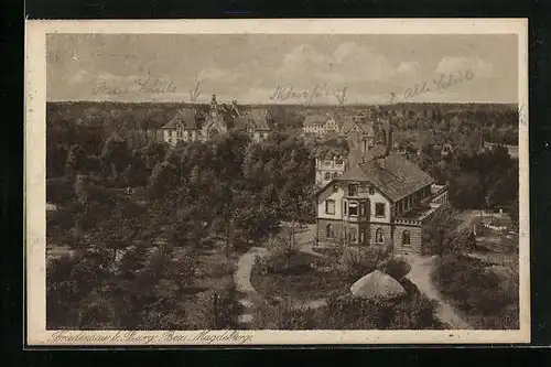 AK Friedensau b. Burg, Ortspartie