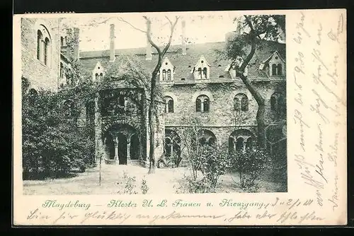 AK Magdeburg, Kloster U. L. Frauen und Kreuzgang