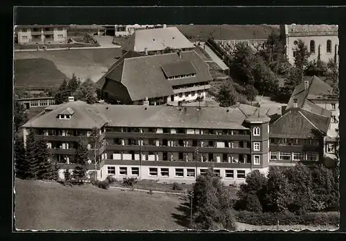 AK Höchenschwand /Schwarzw., Sanatorium Sonnenhof aus der Vogelschau