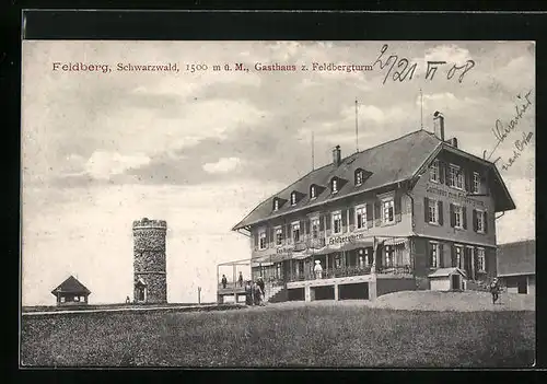 AK Feldberg /Schwarzw., Gasthaus zum Feldbergturm