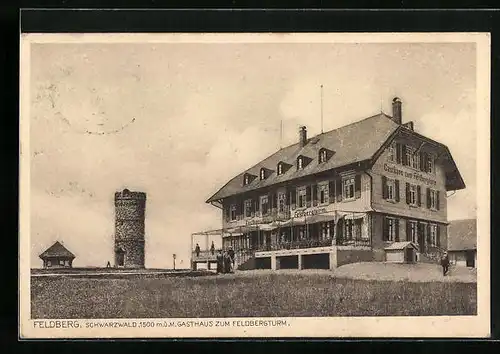 AK Feldberg /Schwarzw., Gasthaus zum Feldbergturm