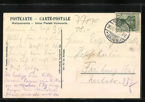 AK Bernau /Schwarzw., Ortsansicht aus der Vogelschau