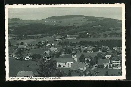 AK Hinterzarten /Schwarzw., Ortsansicht aus der Vogelschau